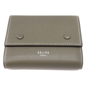 Celine fold Wallet Tri Greige